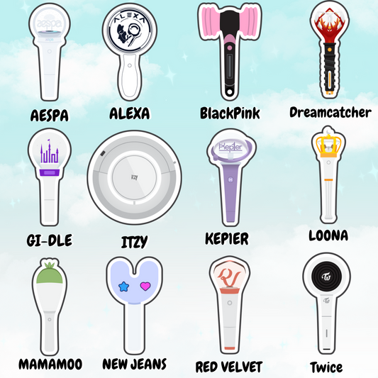 Girl Group Lightstick sticker