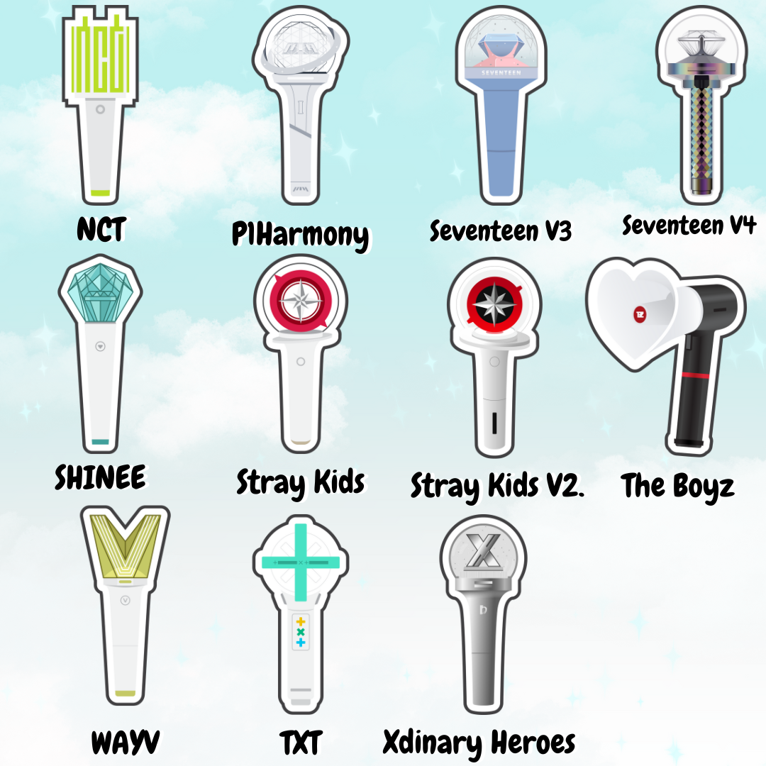 Boy Group Lightstick sticker